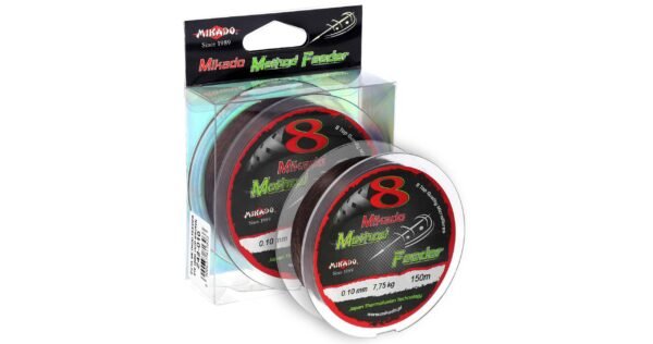 Mikado Braided Line - Octa Method Feeder - 0.10mm/7.75kg/150m - Brown