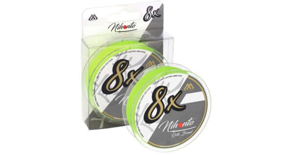 BRAIDED LINE - NIHONTO OCTA BRAID - 0.20mm/18.1kg/150m - FLUO - MIKADO