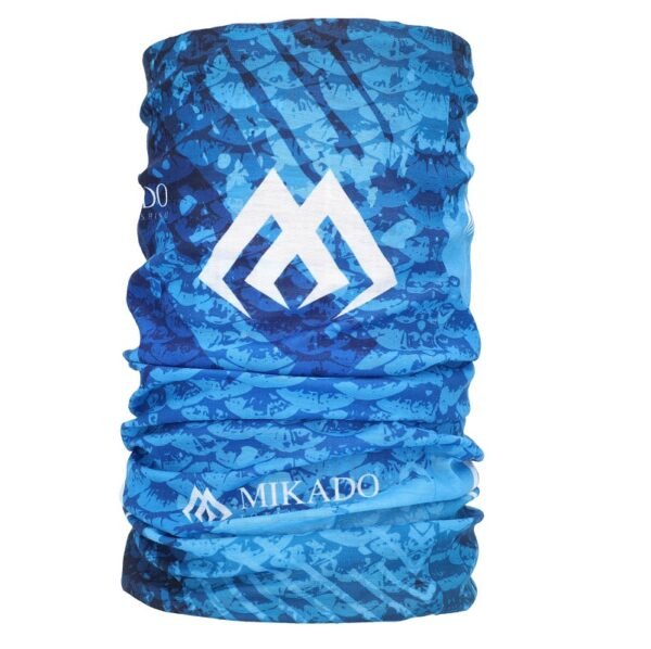 The Mikado Classic Blue Neck Warmer offers reliable protection from wind, cold, and sun, perfect for any fishing trip. Made for versatility, this neck warmer suits various weather conditions—whether you're sitting by the water or racing through waves on a boat.