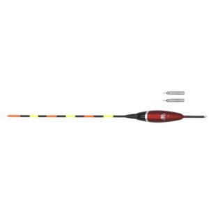 The Mikado Float Moveable LED 04 (3.0g) - designed for anglers seeking a reliable float for night fishing. Featuring an antenna LED light powered by a tiny battery, this float ensures high visibility in low-light conditions.