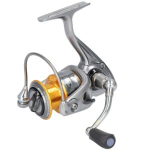 The Mikado River Flow 5004 FD reel - expertly crafted for demanding fishing adventures. Its design has been rigorously tested in river currents, ensuring reliable performance during spinning and bottom angling.