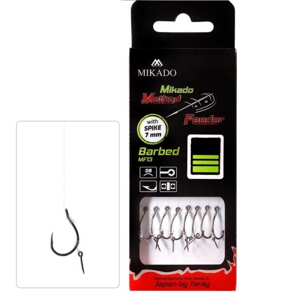 The MF RIG with bait band - Barbed Hooks NO 10 provides unmatched quality for method feeder fishing.