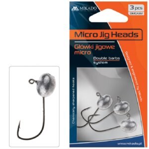 Aberdeen Micro are jig heads made for arming smallest soft lures.Top-notch hooks were made of a thin wire and have two barbs.