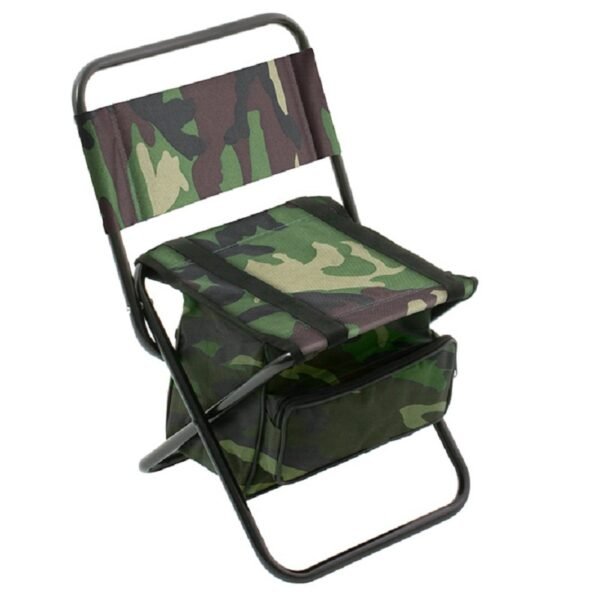The Mikado Camouflage Chair - designed for anglers seeking comfort and reliability on long fishing trips. Crafted from high-quality materials, it offers durability and support for extended use.