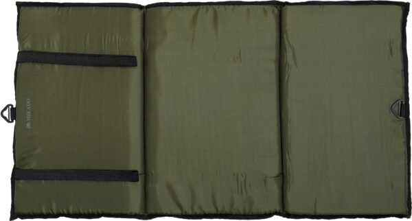 The Mikado Carp Unhooking Mat (90x47cm) offers essential protection for fish while ensuring convenience for anglers.