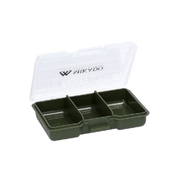 Keep your fishing accessories organized with the Mikado Box - for carp set 3. 