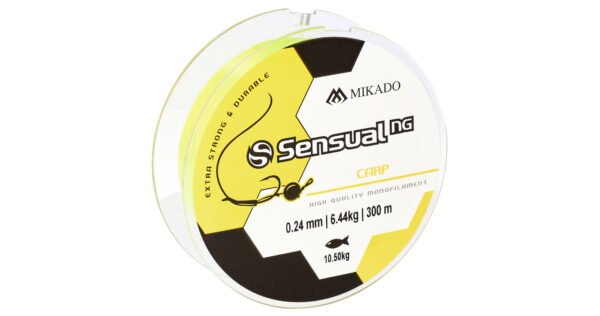 Mikado Line - Sensual N.G. CARP 0.24mm/10.5kg/300m - Yellow - Image 2