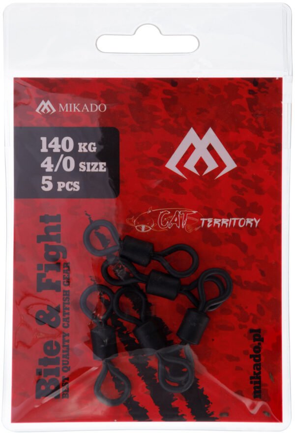 ROLLER SWIVEL - NO 3/0 - BLACK MAT- 105KG - 5 pcs. - Image 3