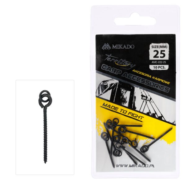 SCREW - FOR BOILIES WITH RING 13mm - 10 pcs
