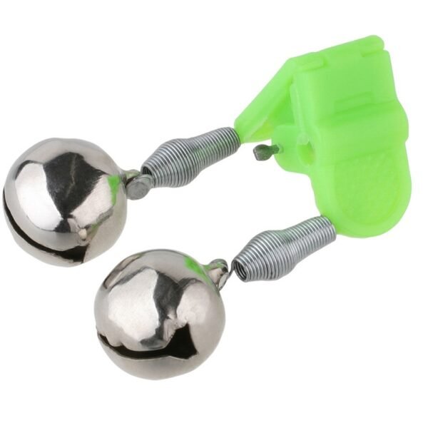The Mikado Bell Double Plastic Frog Clip - crafted to help anglers quickly detect bites, especially in bottom fishing.