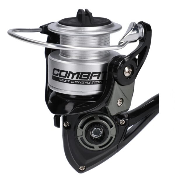 A universal reel with a front drag. The body, the rotor and the spool were made of a hardened graphite, that keeps its smooth and reliable action. Three available sizes will find their application in various angling techniques.
