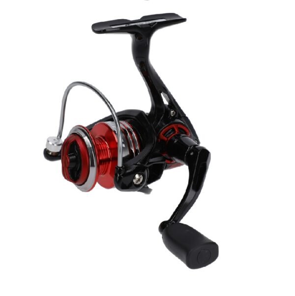 The Mikado Reel Trython Micro 502 - specifically designed for ice fishing, offering both durability and lightweight performance. Its compact design ensures easy handling in cold conditions, making it ideal for precise fishing in icy waters.