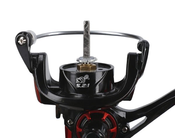 The Mikado Reel Trython Micro 502 - specifically designed for ice fishing, offering both durability and lightweight performance. Its compact design ensures easy handling in cold conditions, making it ideal for precise fishing in icy waters.