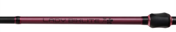 The Mikado Rod Lady Bixlite Spin 240 c.w. 5-25g is a chic and modern rod designed specifically for female anglers. Its sleek design, combined with high-performance features, makes it both functional and fashionable.