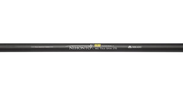 he Mikado Rod Nihonto ML Telespin 270 is a high-quality telescopic spinning rod, designed as an excellent alternative to two-part rods. Made from premium carbon fiber, it offers lightweight yet durable performance.