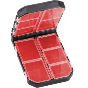 The Mikado Double-Sided Box H1903 (10.7x7.4x3 cm) - the perfect solution for anglers who need organized, compact storage for small accessories.