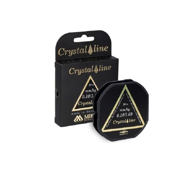 The Mikado Crystal Line 0.18mm/4.75kg/30m offers superior strength of 4.75 kg, designed for professional anglers. 