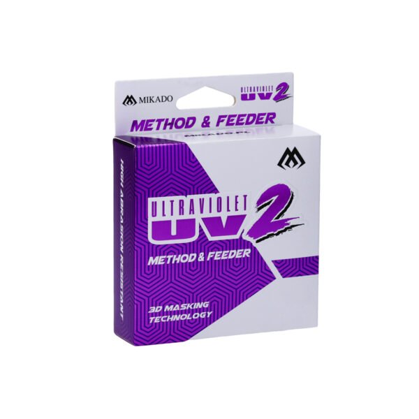 Introducing the Mikado Line Ultraviolet II Method&Feeder 0.18mm/6.85kg/150m, a high-class fishing line specifically designed for method and classic feeder fishing.