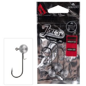 The Mikado Jig Head Jaws Classic - designed for anglers who value performance and durability. Its solid hooks offer great grip, keeping your lure secure without tearing it apart.