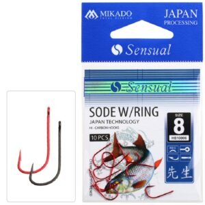 The Mikado Hook Sensual Sode W/Ring - designed for versatile fishing applications.