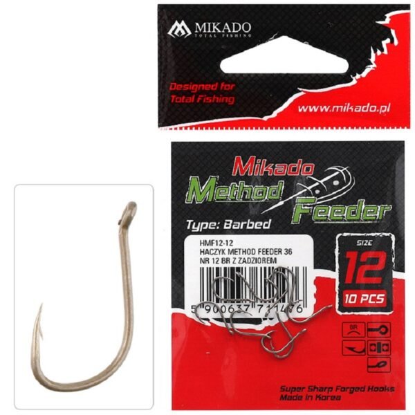 The Mikado Hook Method Feeder 36 NO 14 BR excel in method feeder angling.