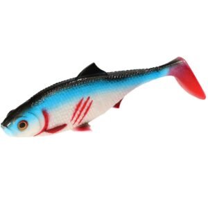 The Mikado Lure MFT Roach 12cm/Bleeding Blue features a stunningly realistic reproduction of a roach. Moreover - every detail is expertly crafted to attract predatory fish effectively. The original painting showcases the experience and skill of the MFT team.