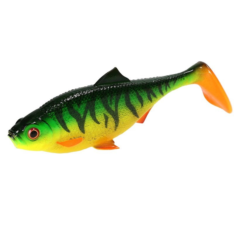 The Mikado Lure MFR Roach 8cm in Fire Tiger boasts a highly realistic design, developed by the expert MFT team.