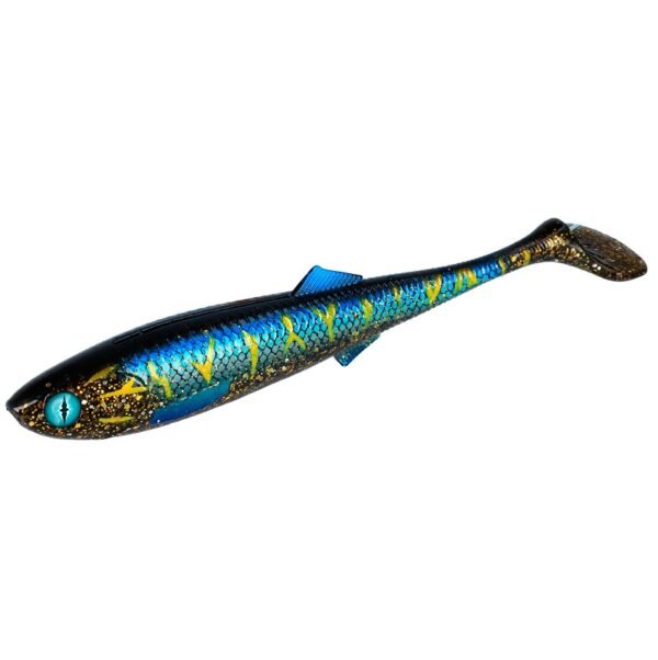 The Mikado Lure Sicario 10.5cm in Cosmo Blue combines realism and effectiveness. Additionally a lifelike design, intense tail action, and pronounced body quivering make it irresistible to various predators.