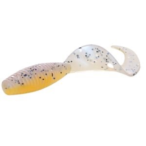 The Mikado Lure Twister 38mm/Salty Carmel offers versatility and effectiveness for anglers of all levels.