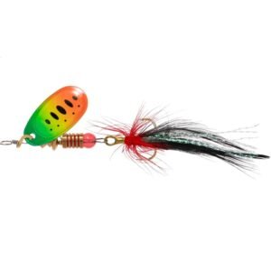 The Mikado Spinner Blaster With Tassel 5 - Silver/29 - designed to boost your success in perch and trout fishing.