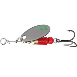 The Mikado M-Craft MICRO Spinner NR 0-BGD - a precision-crafted lure designed for targeting small and medium-sized freshwater predators.
