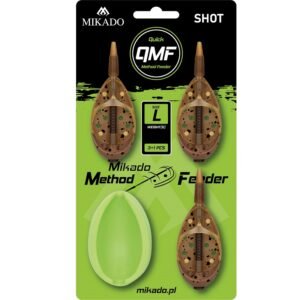 The Shot Method Feeder Set L introduces a breakthrough design for Method Feeder anglers.