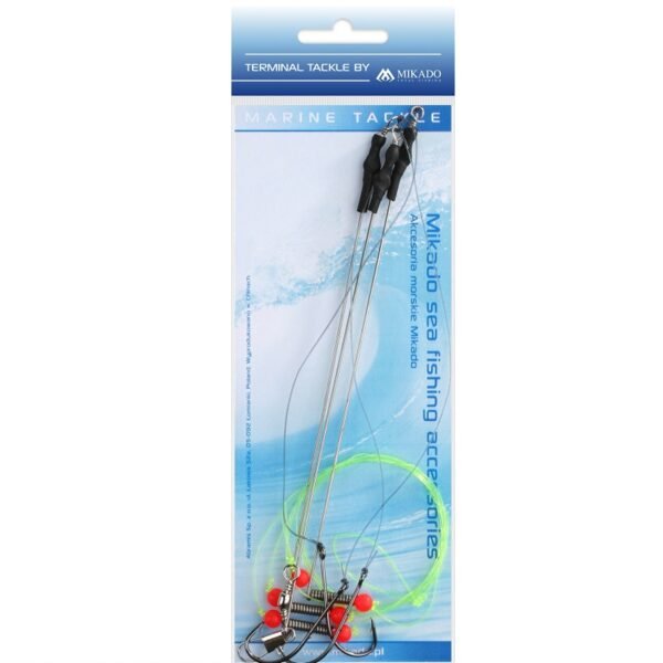 The Mikado Sea SET - Steel Boom Rig With Swivel Hook No. 2/0 - built for sea anglers who need reliability.