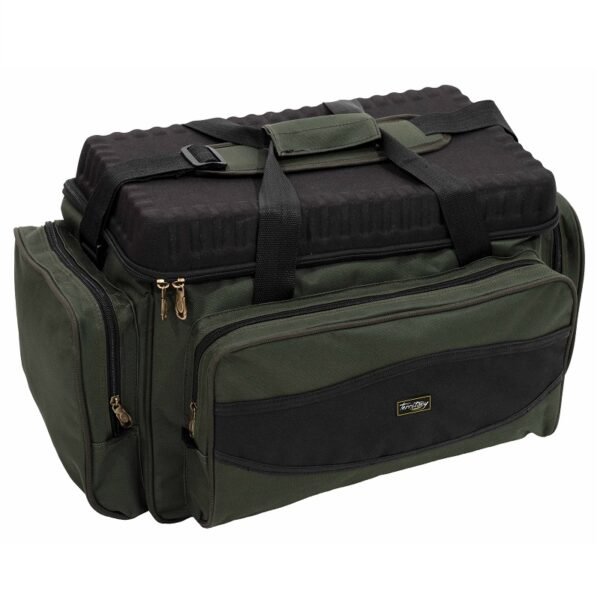 The Mikado Bag Territory (58x30x25cm) is a universal, medium-sized bag crafted to store all essential fishing equipment. Moreover - with ample space and smart design, this bag keeps your gear organized and accessible.