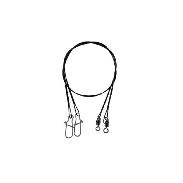 The Mikado Steel Leader with Swivel and Stafety Snap - designed for durability and strength.