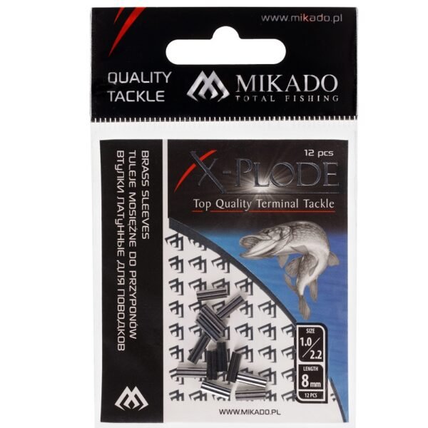 The Mikado Sleeve - Brass Double 0.7x1.5x6mm - designed to ensure strength and stability in your rig setups.