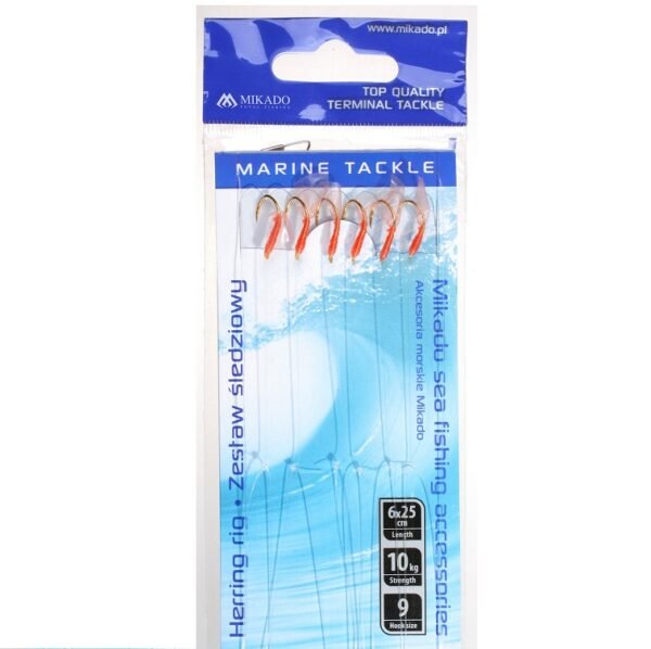 The Mikado Sea Set - Herring Rig 6x25cm - designed for catching herring with precision and efficiency.