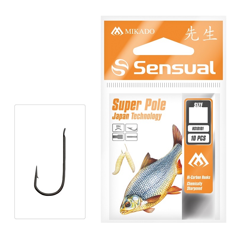 K069 Mikado Hook Sensual Super Pole 10 BN - 10 pcs. - Image 1