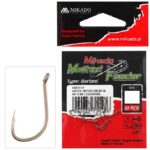Mikado Hook MF 12 - Method Feeder NO 14 BR - With Barb - 10 pcs.