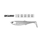 Mikado Kunstaas Sicario 18cm/Blauwe Voorn - 2 stuks. - Afbeelding 2