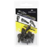 Mikado Klips Zabezpieczający - Klips Do Przewodu z Bolcem - Ciemnozielony - 10 szt.