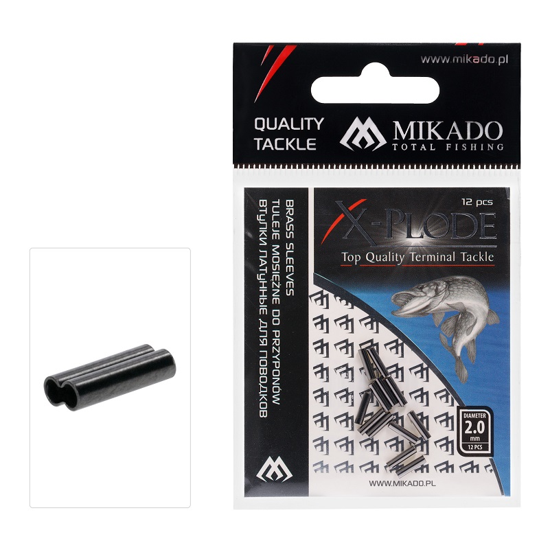 P030.jpg Tuleja Mikado - mosiężna podwójna 0,7x1,5x6 mm - 12 szt. - obrazek 1