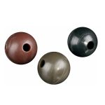 Mikado Siliconen kraal - Zacht - Maat 6mm Donkerbruin - 25 stuks.