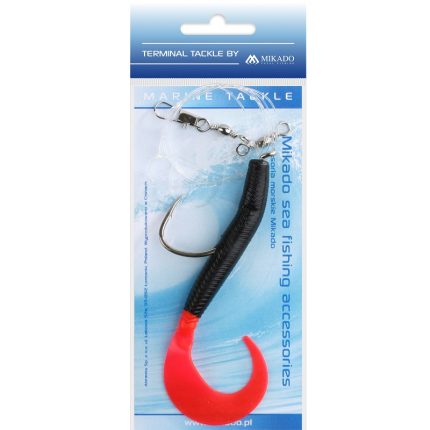 Mikado Sea Set - Pilk D-Twist Rig 5.5cm - Hook 2x4/0 - Black and Red