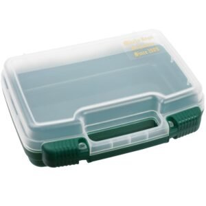 Medium-sized boxes made of durable transparent plastic. Designed to store a set of accessories for one particular method of fishing. Usually transported and stored in fishing bags or bigger boxes. They are equipped with movable compartments, which allows to rearrange the space according to your needs. Can be adjusted separately to each single wobbler or spoon. Mostly used by anglers to segregate spinning lures. Also recommended for storage of lead olives, floats or swivels.