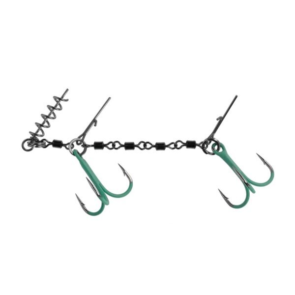 Mikado Stinger - with Swivels Jaws Double EVO Stinger FLUO STINGER - 25kg - No 1/0