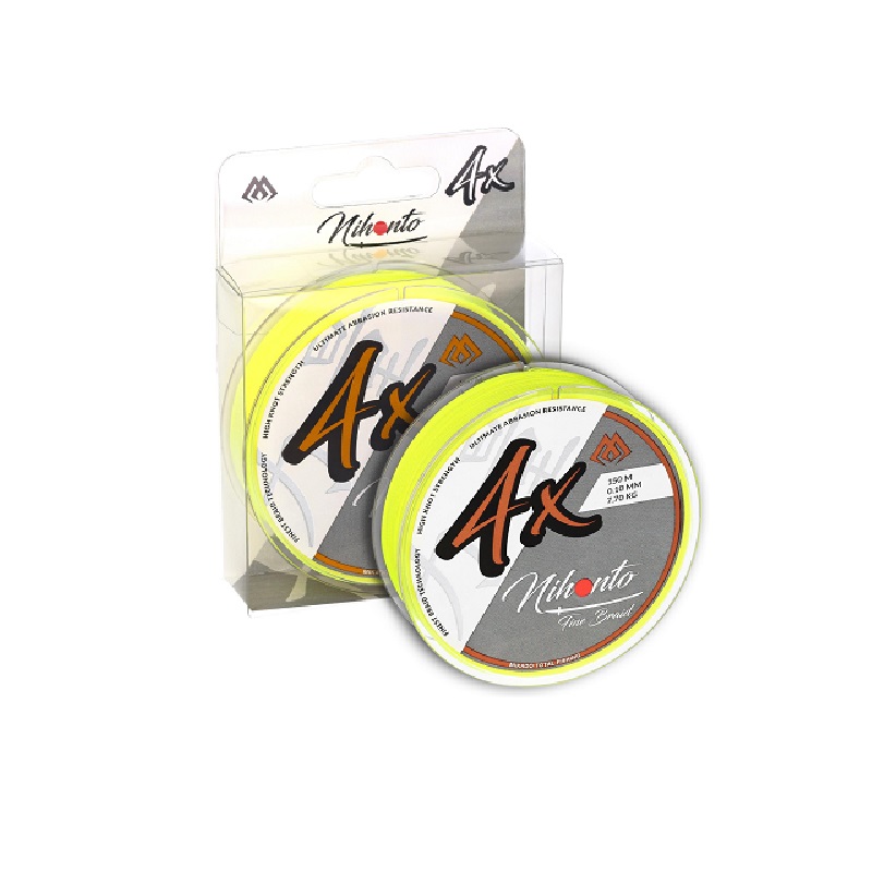 A023 Discover the Mikado Nihonto Fine Braid 0.14mm/9.7kg/150m in Fluo Yellow—crafted for anglers who demand top performance.