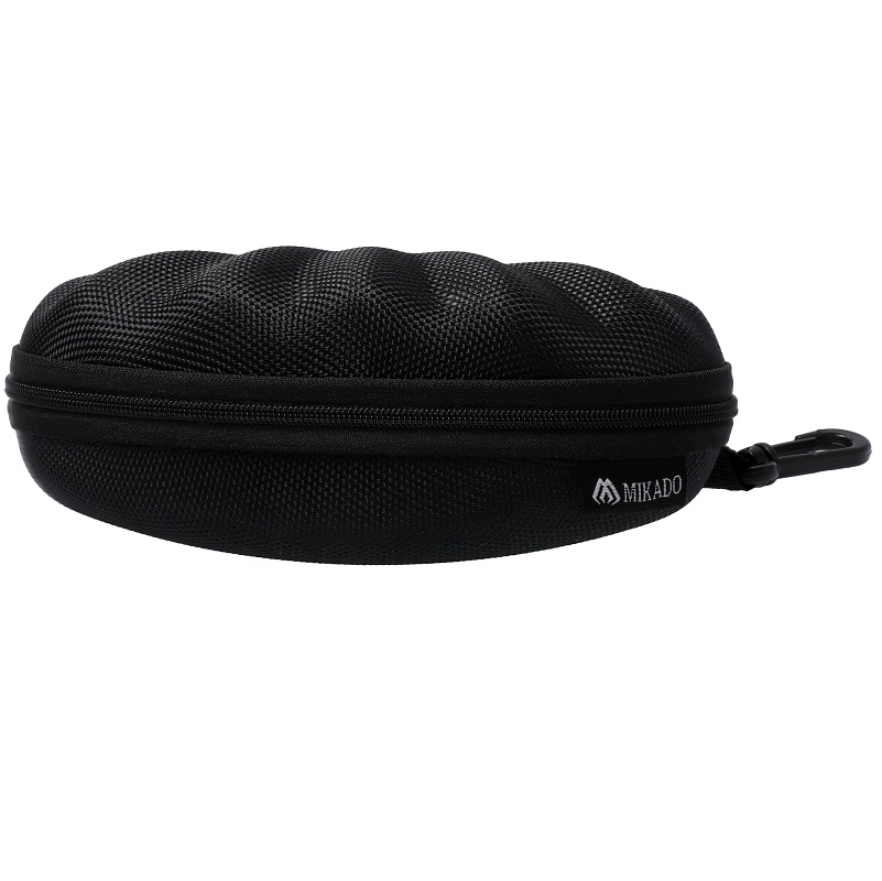 D031 The Mikado Sunglasses Case provides excellent protection for your polarized eyewear. Made from a rigid, damage-resistant material, it shields your sunglasses from impacts and scratches.